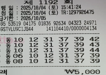 로또 1193회 예상번호 제외수 1192회 당첨번호 당첨지역 당첨금액 실수령액