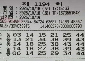 로또 1195회 예상번호 제외수 1194회 당첨번호 당첨지역 당첨금액 실수령액