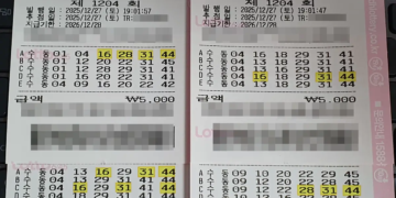 로또 1205회 예상번호 제외수 1204회 당첨번호 당첨지역 당첨금액 실수령액