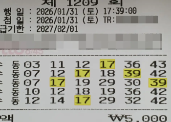 로또 1209회 구입